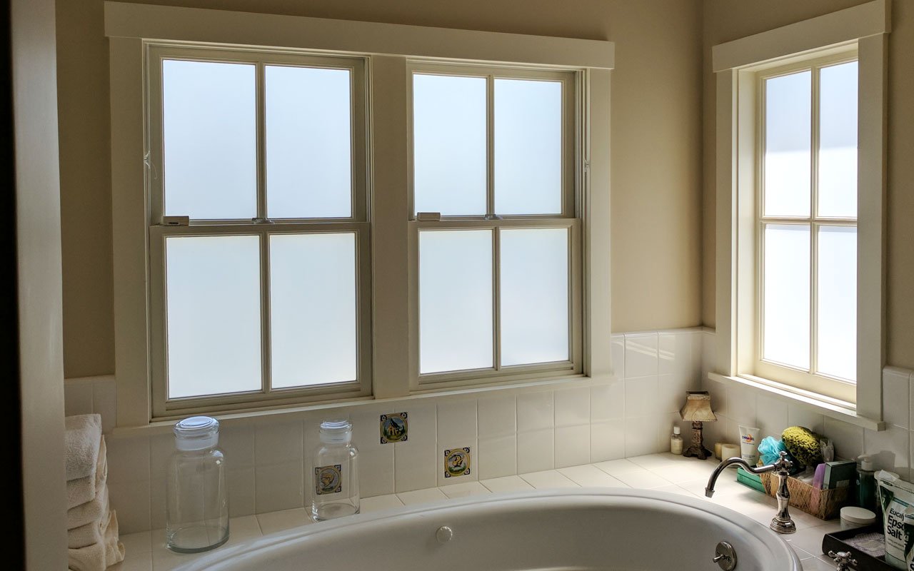 Bathroom Privacy Window Film